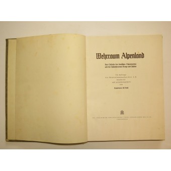 Das Buch über die Wehrmacht Gebirgsjäger Wehrraum Alpenland. Espenlaub militaria
